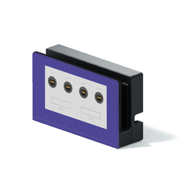 GameCube Indigo Switch Dock Sock