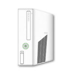 WHITE Xbox 360 Dust cover - Vertical