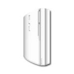 WHITE Playstation 3 Dust cover - Vertical