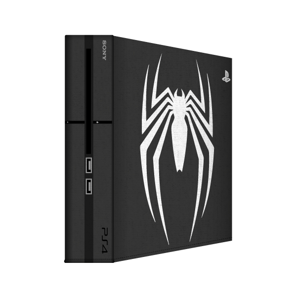 Spidey BLACK Playstation 4 Dust cover - Vertical