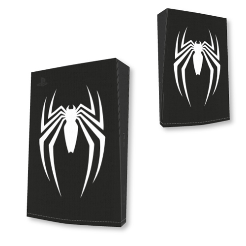 Spidey BLACK Playstation 5 Dust cover - Vertical