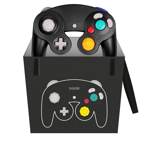 BLACK GameCube pad Controller Pouch