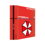 RED Umbrella Playstation 4 Dust cover - Vertical