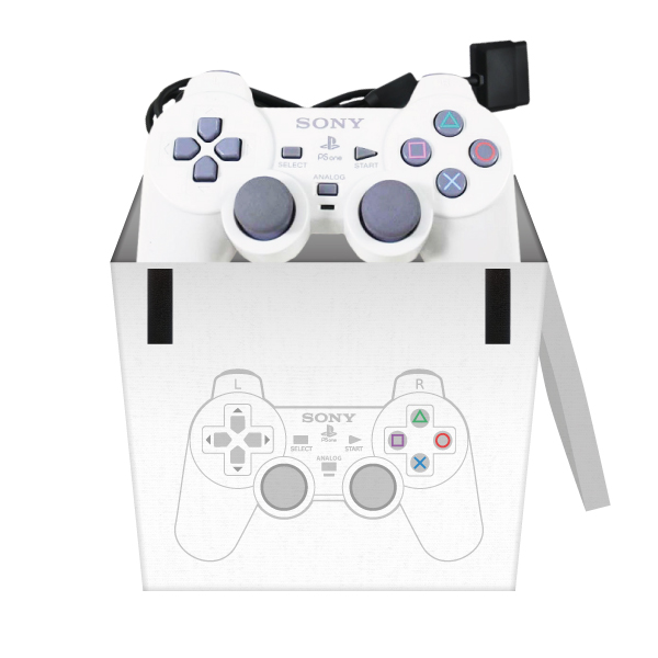 PSone White PS5 Controller