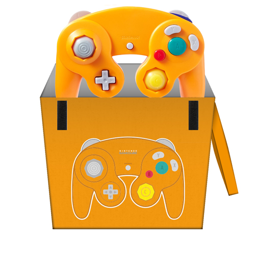 ORANGE GameCube pad Controller Pouch