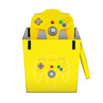 YELLOW N64 pad Controller Pouch