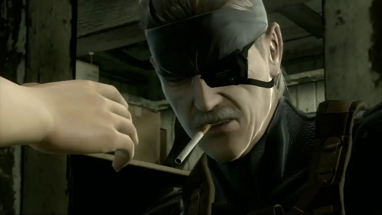 MGS4-Act-2-Naomi-snatches-cigarette