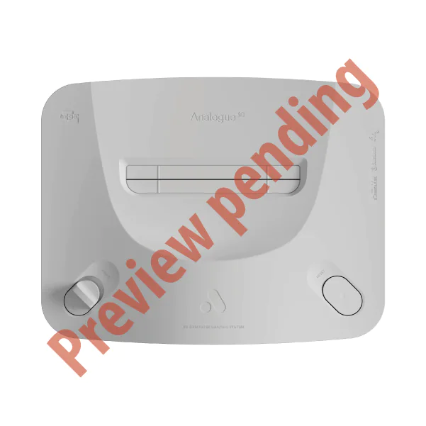 White Analogue 3D Dust cover